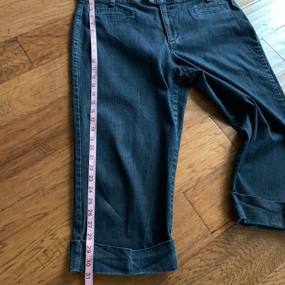 BANOLINO Dark Denim Capris‎ size 18 - Picture 10 of 10